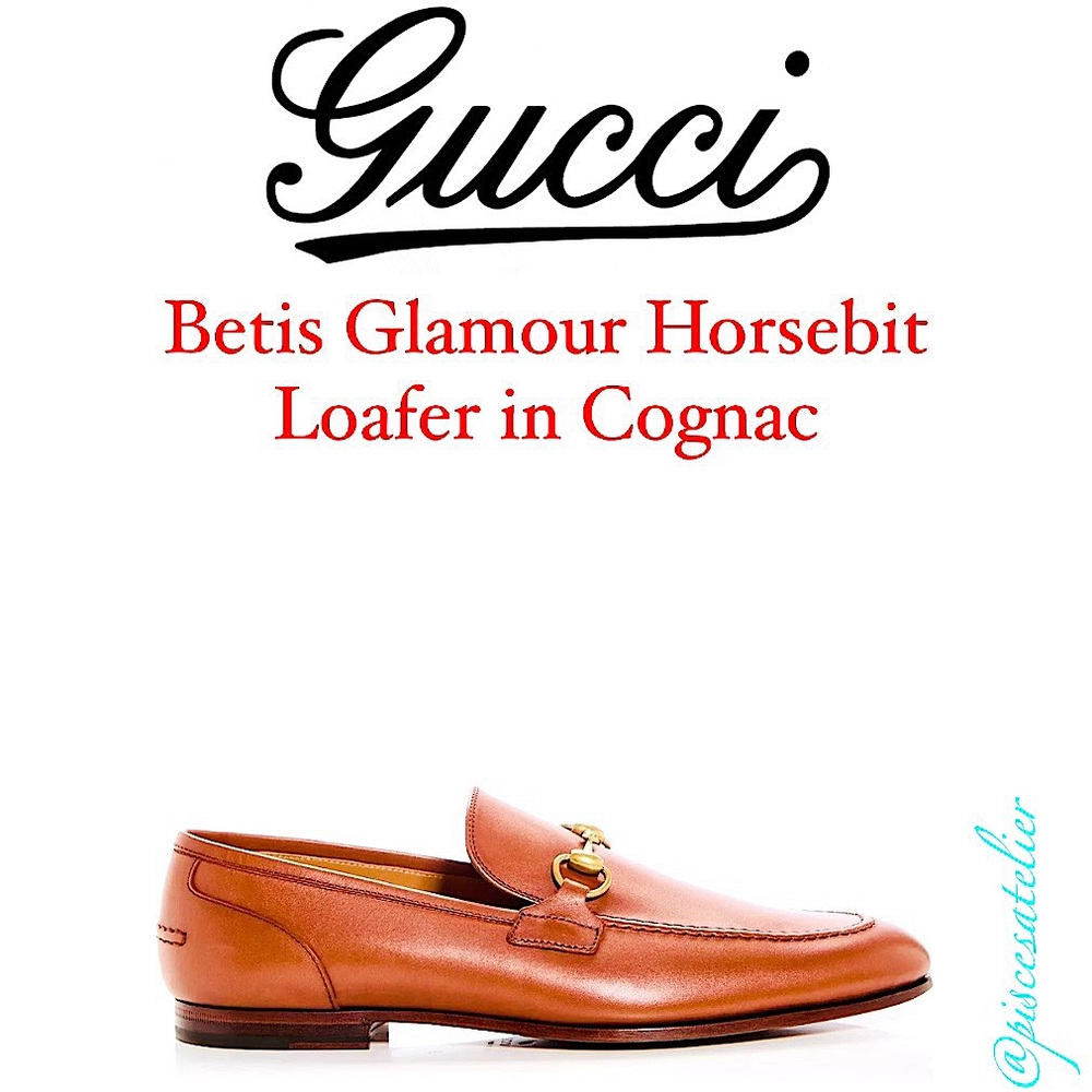 Gucci Betis Glamour Cuir Cognac Leather Horsebit Loafer 247489 BLM00 2535, 8.5 - Picture 4 of 16